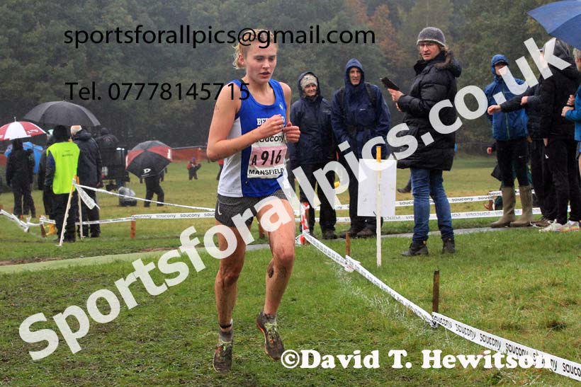 Senior Womens 2023 National Cross Country Relays, Berry Hill Park, Mansfield.  Photo: David T. Hewitson/Sports for All Pics